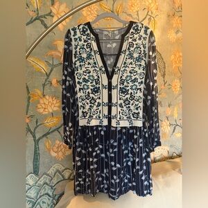 TINY Brand Long Sleeve Floral Dress with 2 side pockets XS